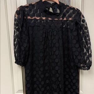 Black Polka Dot Shirt